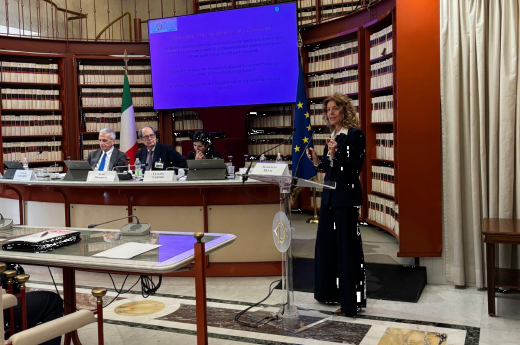 La Dott.ssa Menni alla Sala Refettorio della Camera dei Deputati